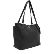 Prada BR4970 Vitello Daino Leather Tote Bag- Black