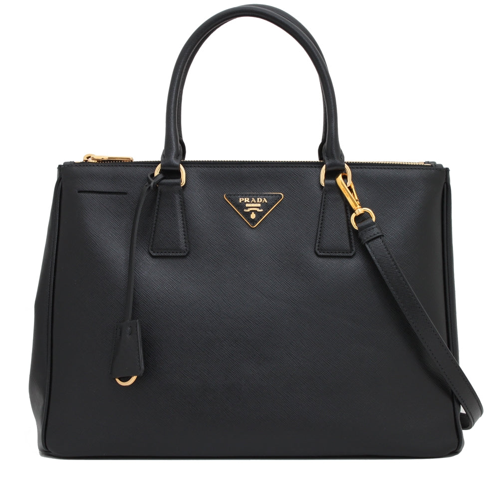 Prada 1BA274 Galleria Saffiano Lux Convertible Tote Bag