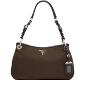 Prada BR4894 Tessuto Nylon Hobo Bag- Bruciato