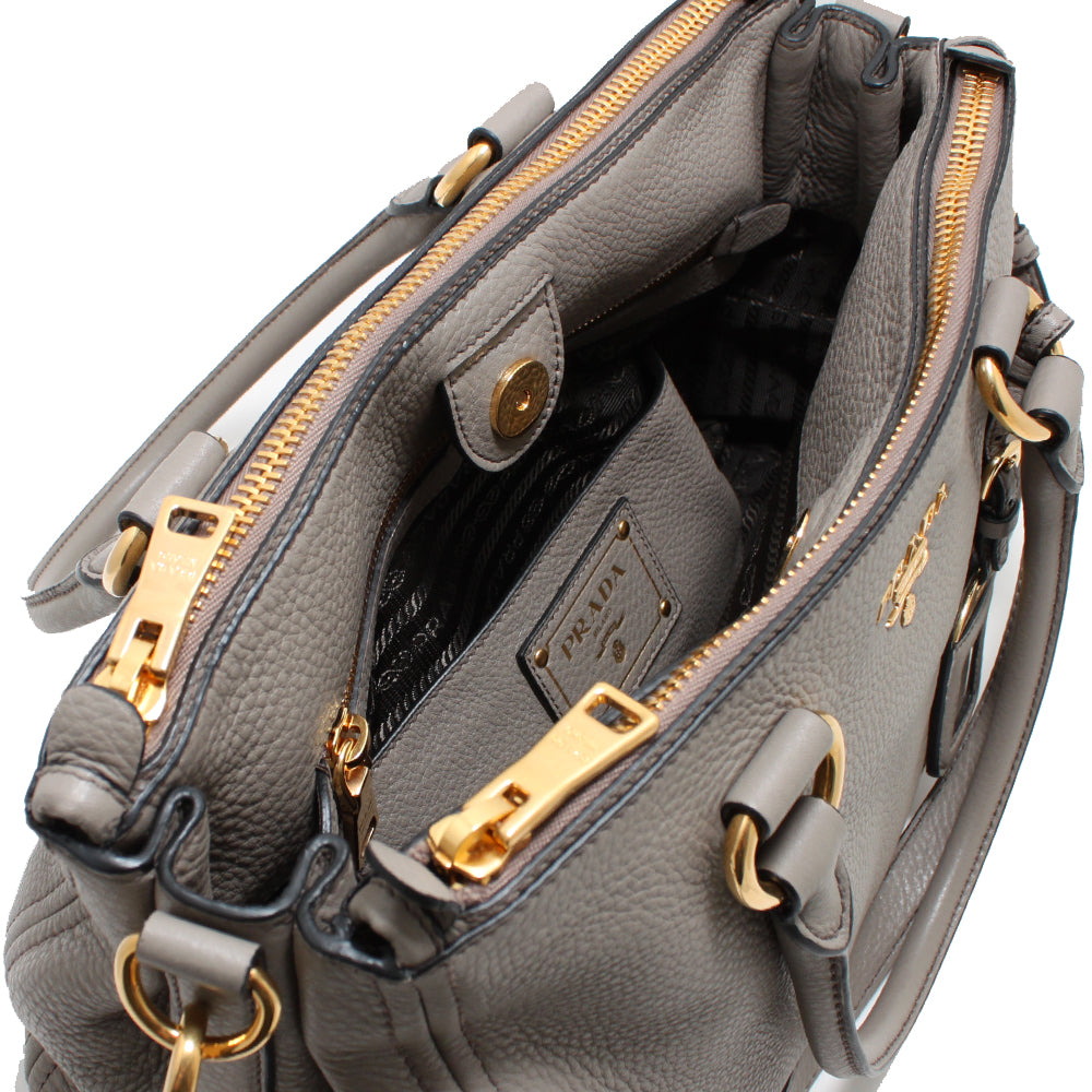 Prada 1BA866 Vitello Daino Leather Convertible Bag – PinkOrchard.com
