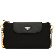 Prada 1BH085 Tessuto Nylon Convertible Clutch Sling Bag