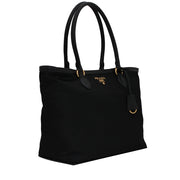 Prada 1BG158 Tessuto Nylon Tote Bag- Black