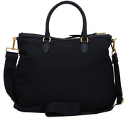Prada 1BC060 Tessuto Nylon Convertible Bag- Bleu