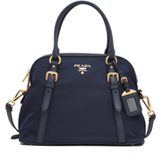 Prada 1BB013 Tessuto Nylon Convertible Satchel Bag- Baltico