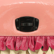 Miu Miu Convertible Patent Top Handle Bag with Flap