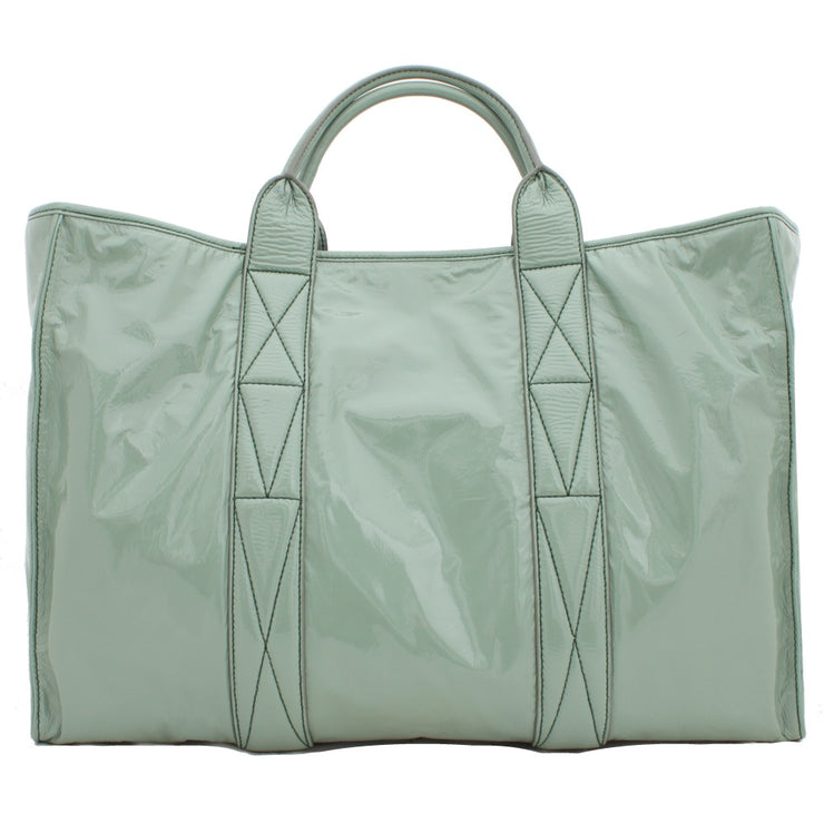 Miu Miu Tessuto Vernice Patent Tote Bag