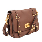 Miu Miu Deerskin Shoulder Bag with Flap