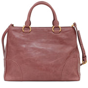 Miu Miu RN1092 Vitello Shine Convertible Tote Bag- Ancient