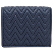 Miu Miu 5MV204 Nappa Impunture Leather Small Wallet- Bluette