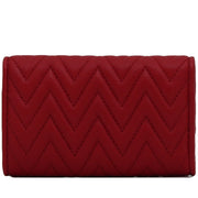 Miu Miu 5PG222 Nappa Impunture Leather Key Holder- Fuoco
