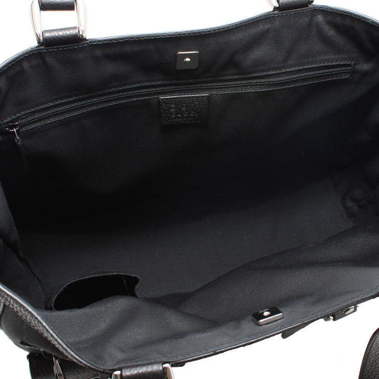Gucci GG Nylon Double Pocket Square Tote Bag