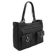 Gucci GG Nylon Double Pocket Square Tote Bag
