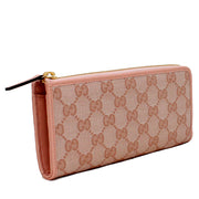 Gucci GG Crystal L-Shaped Zip Around Continental Wallet