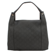Gucci GG Nylon Joliquer Hobo Bag- Black