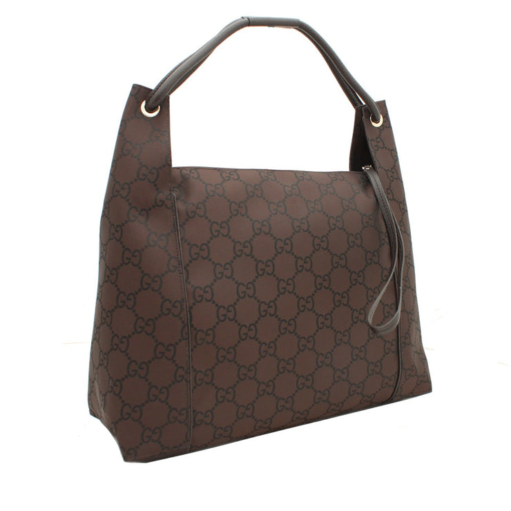 Gucci Huge Extra Large Monogram Signature Jumbo Hobo Black Nylon Shoulder  Bag ref.290208 - Joli Closet