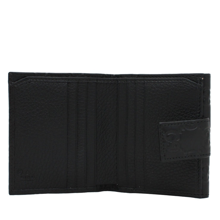 Gucci Ladies' Guccisima Hysteria French Leather Wallet- Black