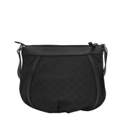 Gucci GG Nylon Crossbody Bag- Black