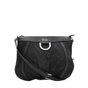 Gucci GG Nylon Crossbody Bag- Black
