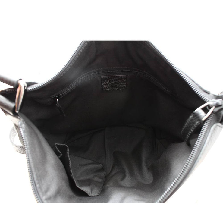 Gucci GG Nylon Crossbody Bag- Black
