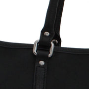 Gucci GG Nylon Shoulder Tote Bag- Black