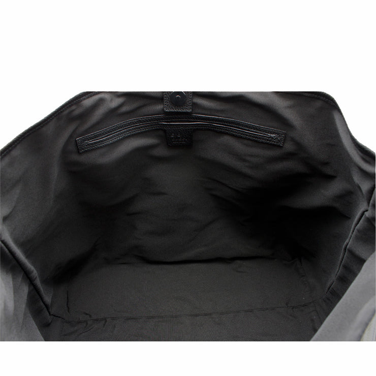 Gucci GG Nylon Shoulder Tote Bag- Black