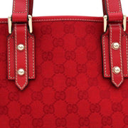 Gucci GG Jacquard Joliquer Mini Tote- Red