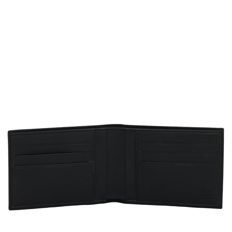 Gucci Men's GG Canvas Large Bi-fold Wallet- Green-Black