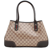 Gucci GG Crystal Princey Tote Bag- Brown