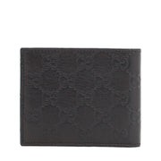 Gucci 260987 Men's GG Guccissima Leather Bi-fold Wallet- Dark Brown