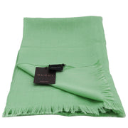 Gucci GG Silk & Wool Slim Scarf- Mint Green