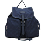 Gucci 510343 GG Nylon Back Pack Bag- Tide Blue