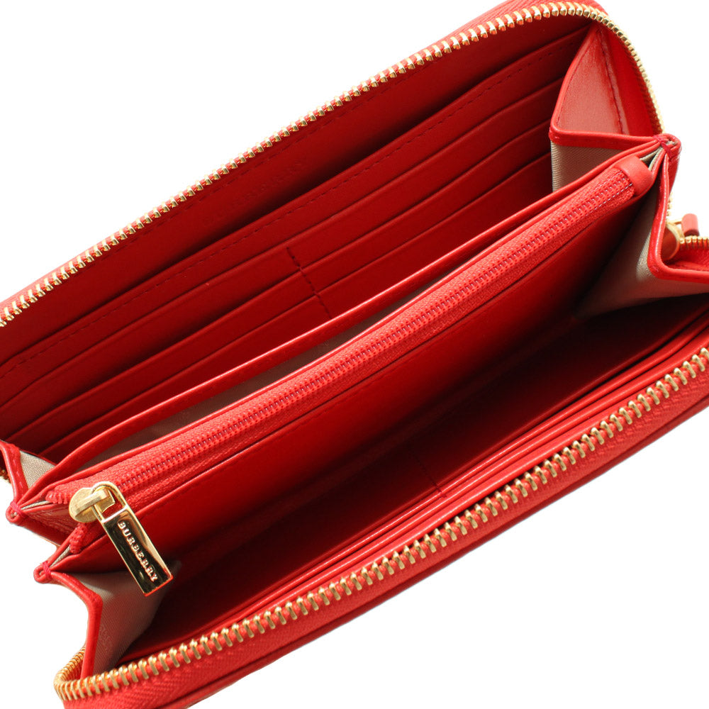 Burberry Wallet Haymarket Check Zip Around – PinkOrchard.com