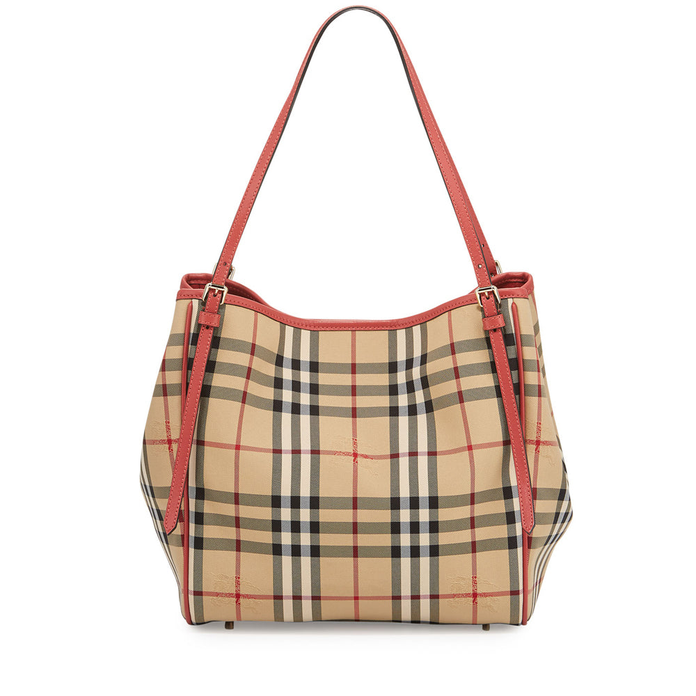 Burberry Horseferry Check Canterbury Small Tote Bag –