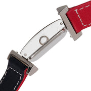 Tommy Hilfiger Ladies' Navy-Red Reversible Leather Strap Watch