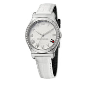 Tommy Hilfiger Ladies' Reversible Leather Strap Watch w Crystal Bezel