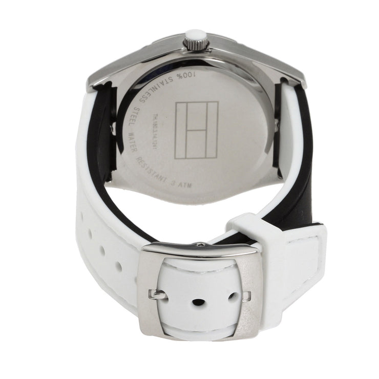Tommy Hilfiger Watch 1781191- Reversible Black-White Silicone Ladies Watch