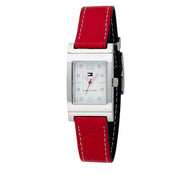 Tommy Hilfiger Ladies' Navy-Red Reversible Leather Strap Watch w Crystal Indices