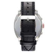 Tommy Hilfiger Watch 1790967- Black Leather with Round Black Dial Men Watch