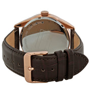 Tommy Hilfiger Watch 1791058- Brown Leather with Black Round Dial Men Watch