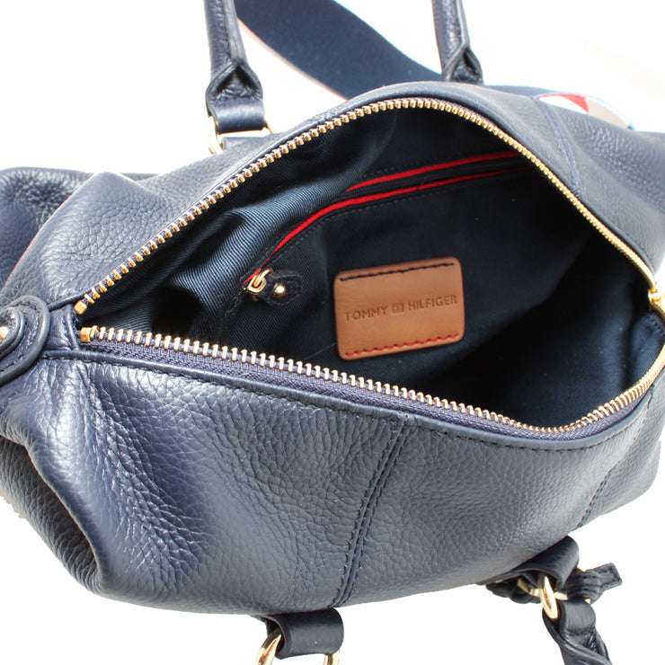 Tommy Hilfiger Addy Small Satchel Bag- Navy