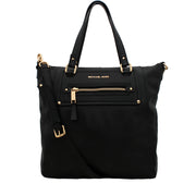 Michael Kors Glimore Leather Large Tote- Black