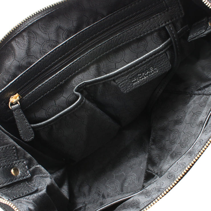 Michael Kors Gilmore Large Leather Tote Bag- Black