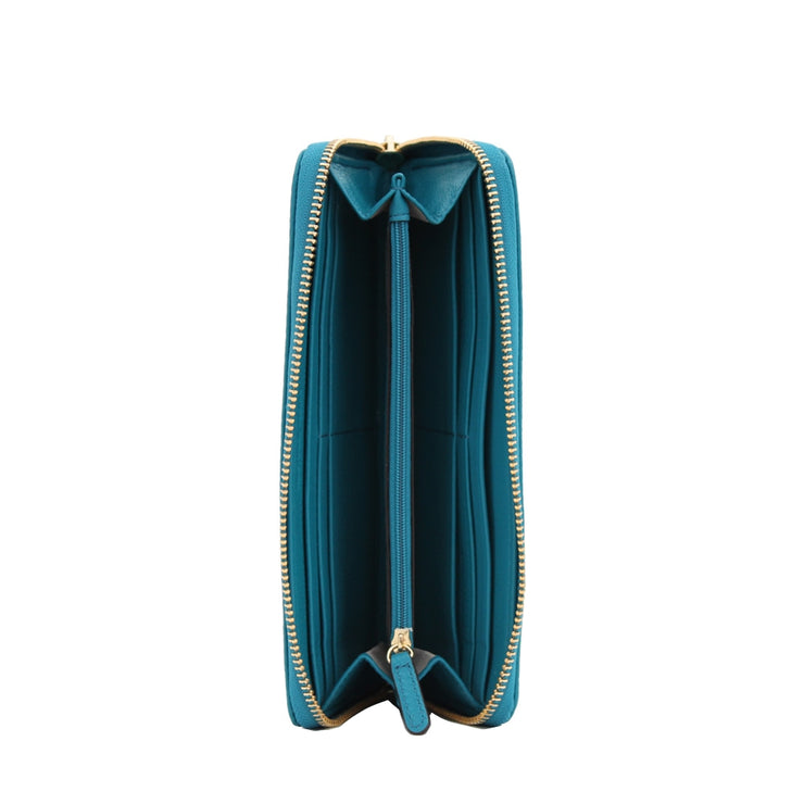 Michael kors top wallet electric blue