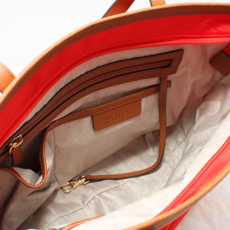 Michael Kors Kempton Nylon Medium Tote Bag- Mandarin