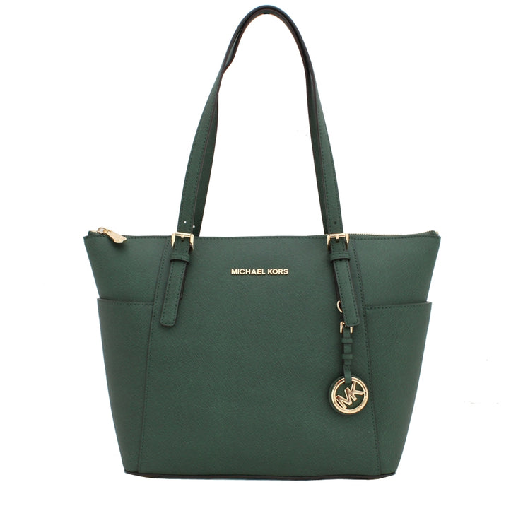 Michael Kors Jet Set East West Leather Tote Bag PinkOrchard