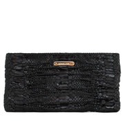 Michael Kors Webster Clutch & Shoulder Bag- Black Patent Python