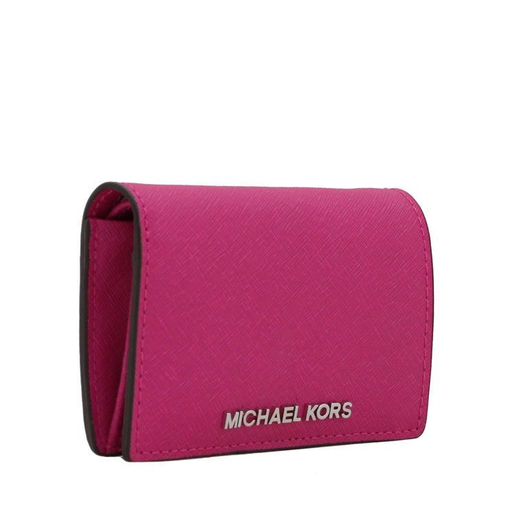 Michael Kors Medium Jet Set Travel Slim Wallet- Pearl Grey
