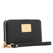 Michael Kors Large Multi-Functional Phone Case- Black