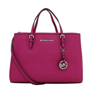 Michael Kors Jet Set Travel Medium East West Tote Bag- Fuschia