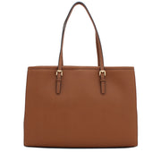 Michael Kors Jet Set Travel Signature Large East West Tote Bag- Brown